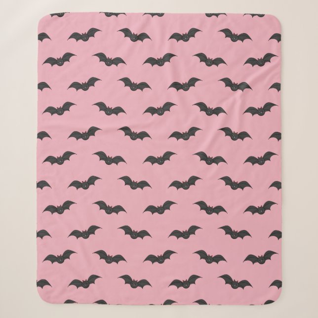 Couverture Sherpa Cute chauve (Devant)