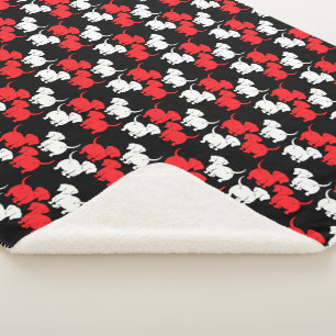 Couverture Sherpa Dachshund Chiens Cadeaux