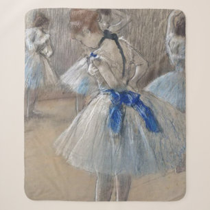 Couverture Sherpa Danseuse au ruban bleu Edgar Degas