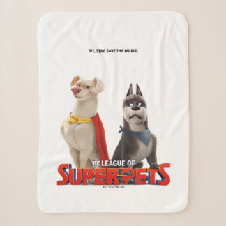 Couverture Sherpa DC League of Super-Pets Theatrical Art