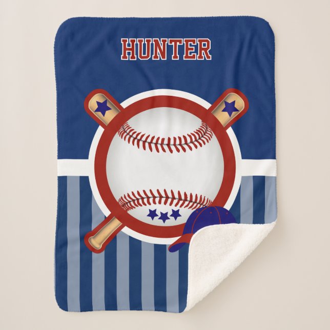 Couverture Sherpa ⚾ de baseball (Devant)