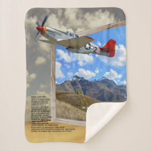 COUVERTURE SHERPA DES AVIONS TUSKEGEE VOLANT SORTIR DE LA PHOTO