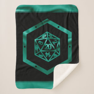 Couverture Sherpa Dés RPG Emerald Imaginaire Tabletop Retro Gamer