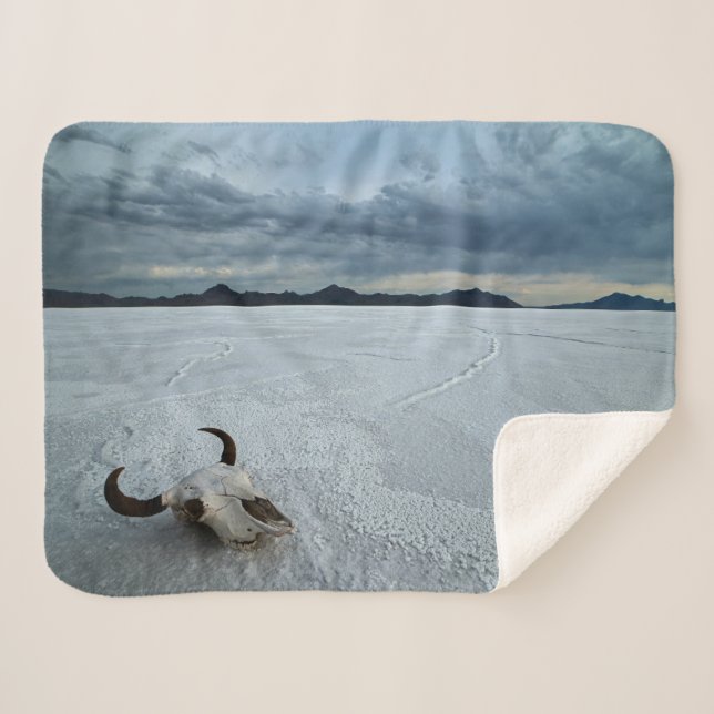 Couverture Sherpa Deserts | Bonneville Salt Flats Utah (Devant (Horizontal))