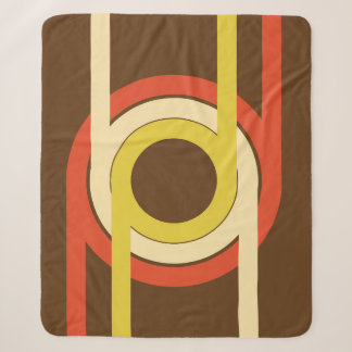 Couverture Sherpa Design d'inspiration Retro Golden Ratio.