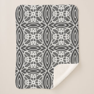 Couverture Sherpa Design moderne et géométrique