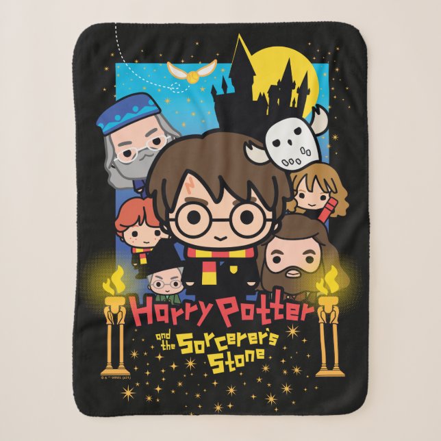 Couverture Sherpa Dessin animé Harry Potter et la Pierre philosophal (Devant)