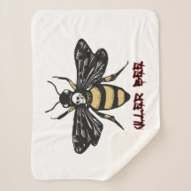 Dessin d'abeille vintage