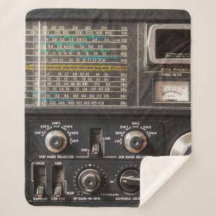 Couverture Sherpa Détails d'un ancien récepteur radio am