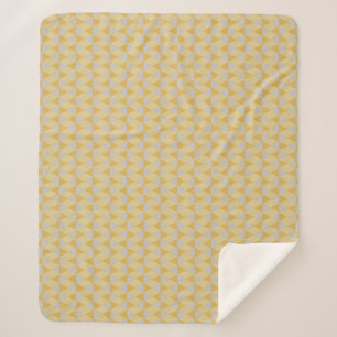 Couverture Sherpa Diamants jaunes