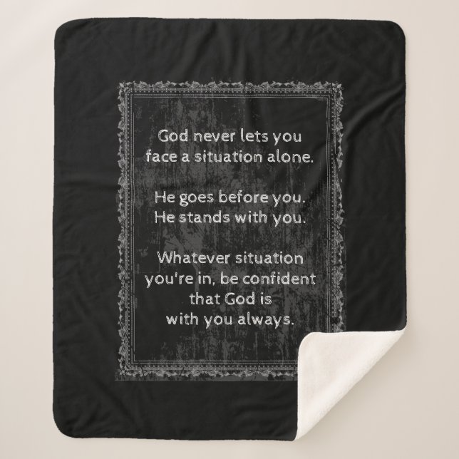 Couverture Sherpa Dieu est toujours avec vous jamais seul (Devant)