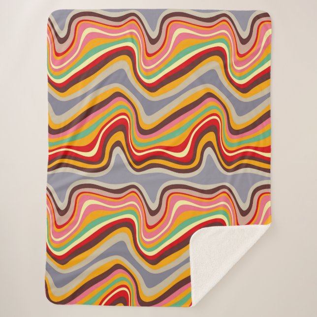 Couverture Sherpa discothèque à ondes rétro (Devant)