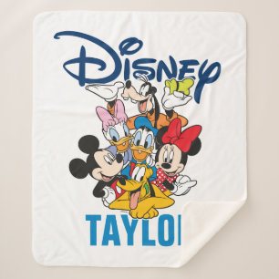 Couverture Sherpa Disney   Mickey & Friends - Vacances en famille