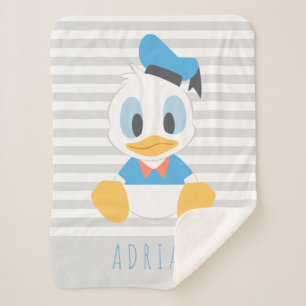 Couverture Sherpa Donald Duck Baby Donald - Ajouter votre nom