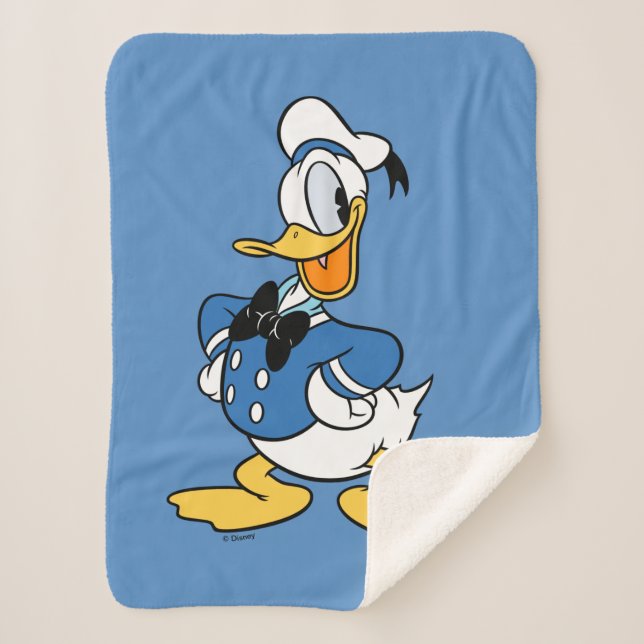 Couverture Sherpa Donald Duck Smile (Devant)