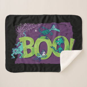 Couverture Sherpa Dr Seuss   BOO ! Graphique d'Halloween