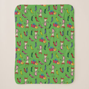 Couverture Sherpa Dr Seuss Grinch Cindy-Lou Qui Motif