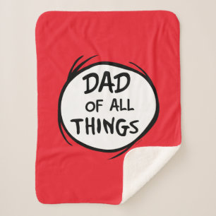 Couverture Sherpa Dr Seuss Thing One Thing Two - Papa de toutes chos