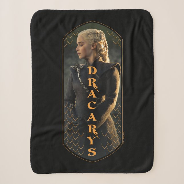 Couverture Sherpa "Dracarys" Daenerys Targaryen Graphic (Devant)
