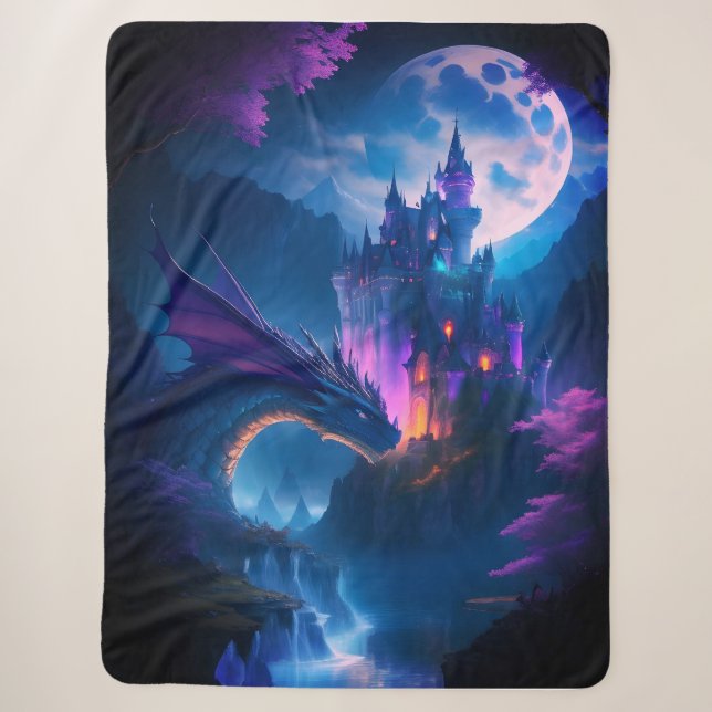 Couverture Sherpa Dragon et Château (Devant)