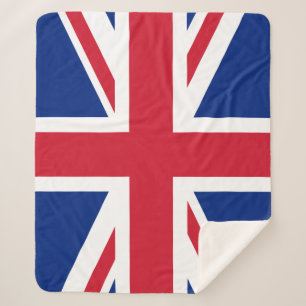Couverture Sherpa Drapeau britannique Union Jack