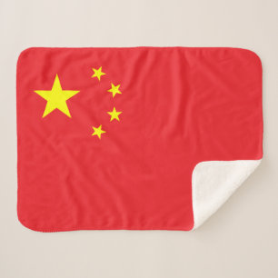 Couverture Sherpa Drapeau chinois