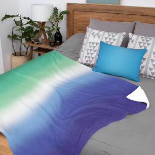 Couverture Sherpa Drapeau de fierté MLM gay dégradé – Drapeau MLM co