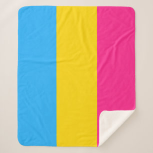 Couverture Sherpa Drapeau de fierté Pansexual LGBTQ
