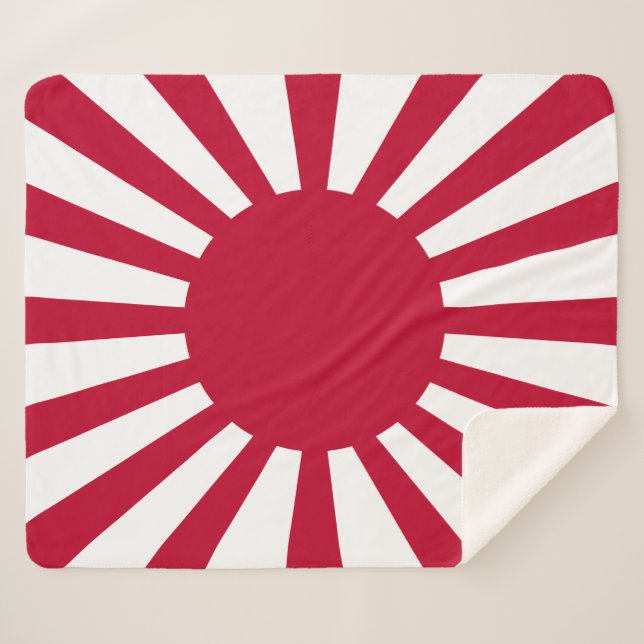 Couverture Sherpa Drapeau de guerre impérial du Japon (Devant (Horizontal))