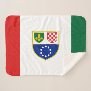 Couverture Sherpa Drapeau de la Fédération de Bosnie-Herzégovine