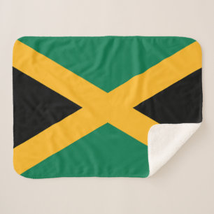 Couverture Sherpa Drapeau de la Jamaïque