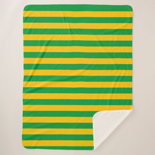 Couverture Sherpa Drapeau de la Mauritanie rayures symbole du pays j (Devant)