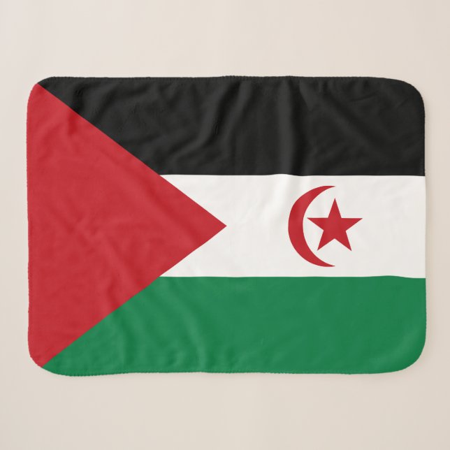 Couverture Sherpa Drapeau de la République démocratique arabe sahrao (Devant (Horizontal))