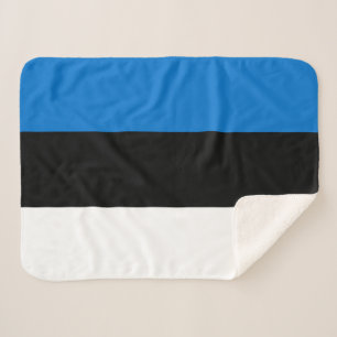 Couverture Sherpa Drapeau de l'Estonie