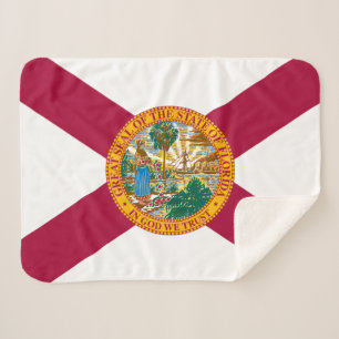 Couverture Sherpa Drapeau de l'État de Floride