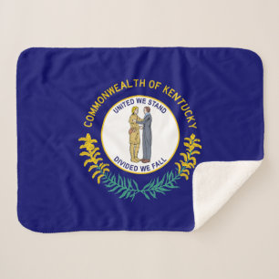 Couverture Sherpa Drapeau de l'État du Kentucky