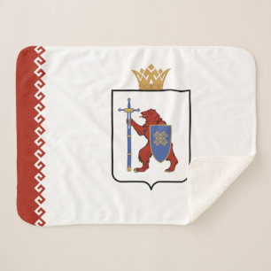 Couverture Sherpa Drapeau de Mari El