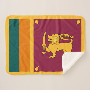 Couverture Sherpa Drapeau de Sri Lanka