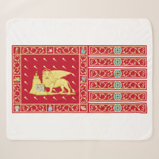 Couverture Sherpa Drapeau de Venise, Italie (Venezia, Vénétie, Itali