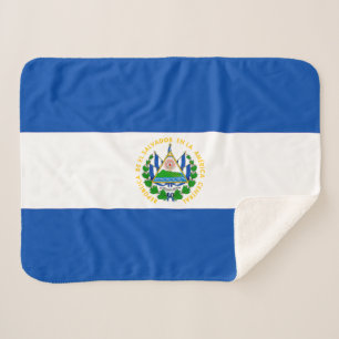 Couverture Sherpa Drapeau d'El Salvador