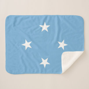 Couverture Sherpa Drapeau des États fédérés de Micronésie