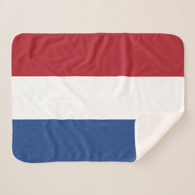 Couverture Sherpa Drapeau des Pays-Bas (Devant (Horizontal))