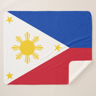 Couverture Sherpa Drapeau des Philippines