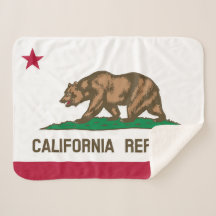 Drapeau d'état de Californie Imprimer Patriotique