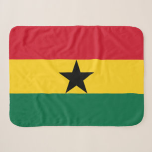 Couverture Sherpa Drapeau du Ghana