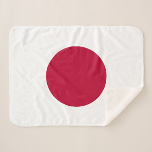 Couverture Sherpa Drapeau du Japon