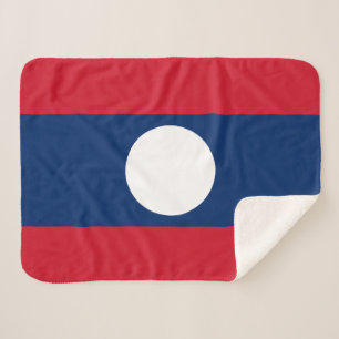 Couverture Sherpa Drapeau du Laos