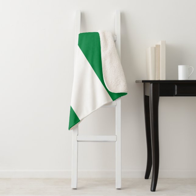 Couverture Sherpa Drapeau du Nigeria (En situation)