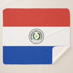 Couverture Sherpa Drapeau du Paraguay
