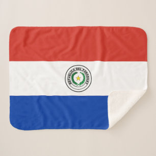 Couverture Sherpa Drapeau du Paraguay